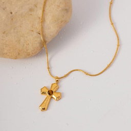 Collier avec œil de tigre- Confiance et charisme au cou
