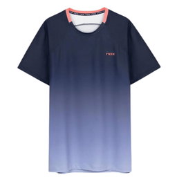 NOX Men's Pro Fit Naval Blue Degraded T-Shirt