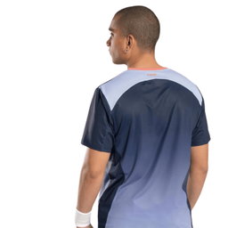 NOX Men's Pro Fit Naval Blue Degraded T-Shirt