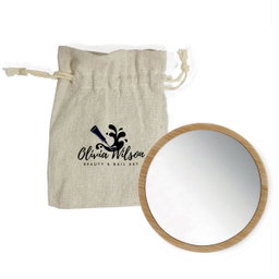 BAMBOO POCKET MIRROR
