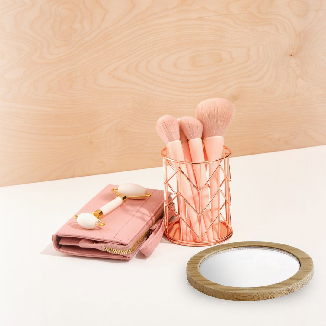 BAMBOO POCKET MIRROR