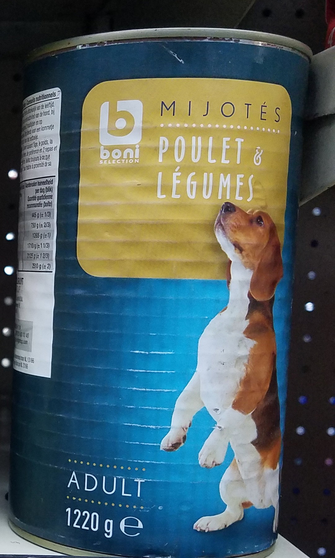 Boni Sel Chien Poulet & Legumes 1220gr
