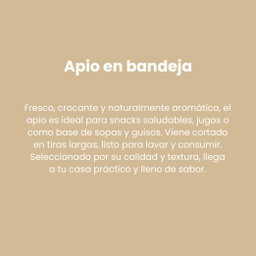 Apio Cortado en bandeja x 300 grs