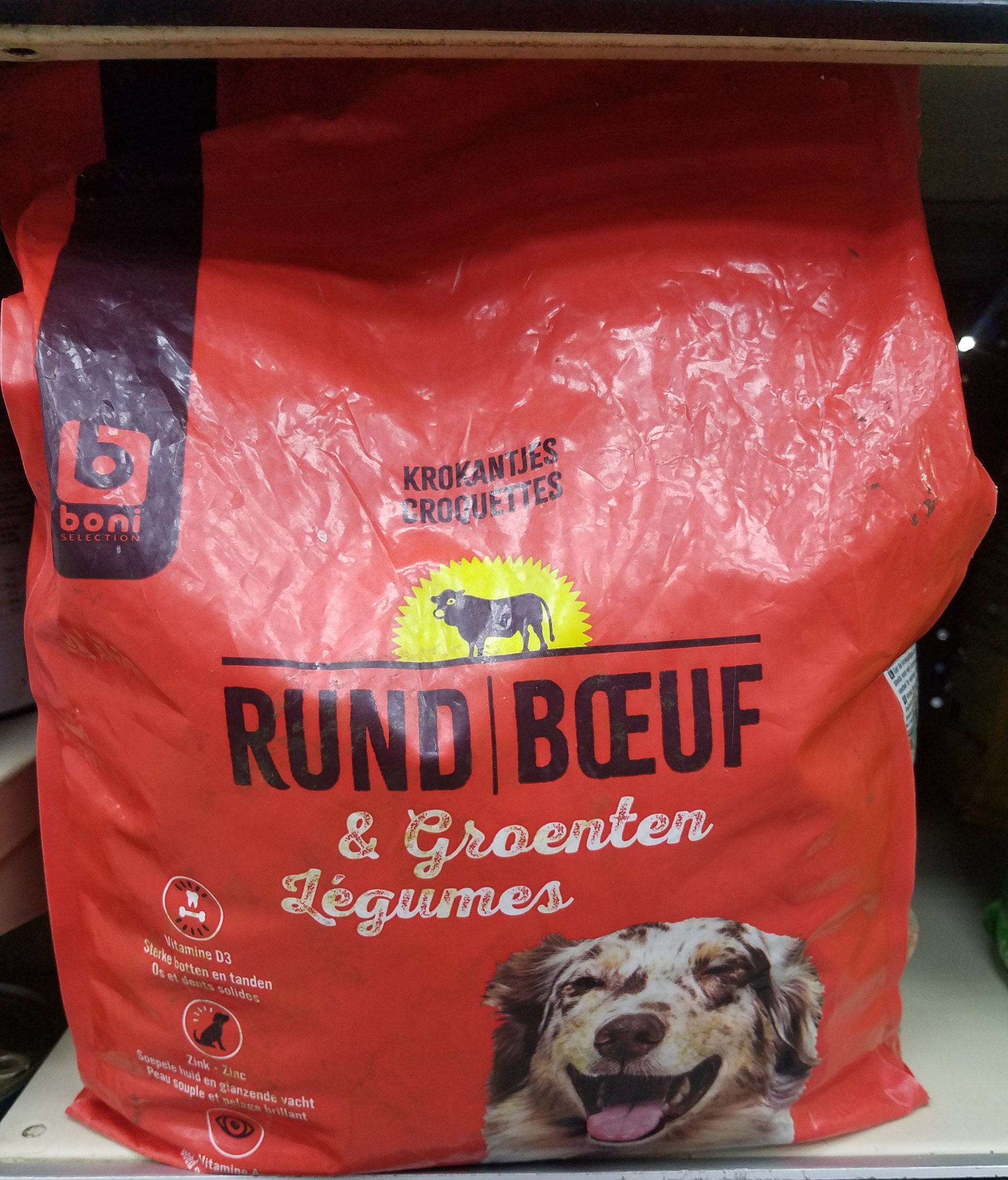 Boni Sel Chien Croq. Bœuf/Leg. Ad 4kg_0