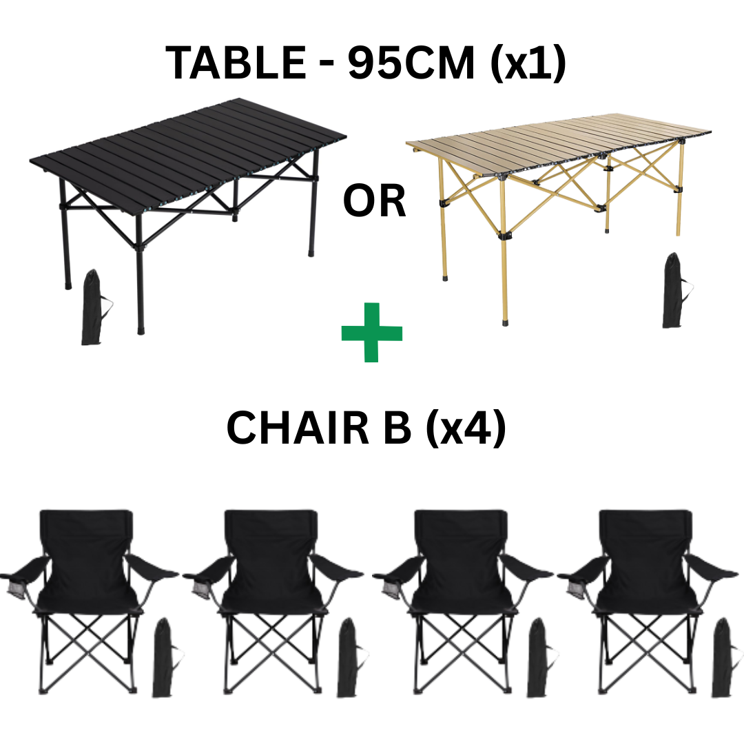 CAMPING SET CHAIR TABLE (4 PAX) (SET KERUSI BERKELAH)_11