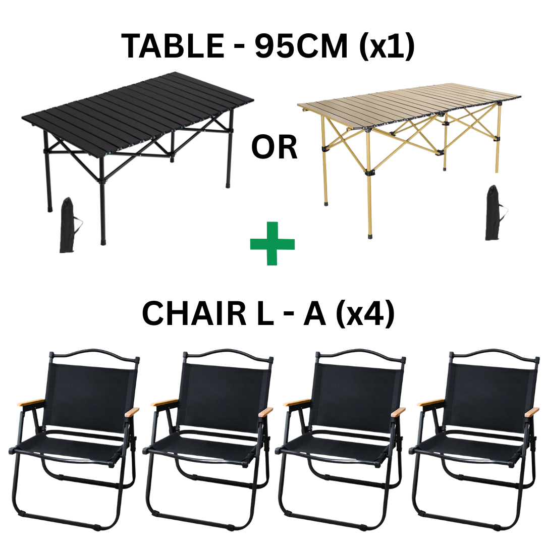 CAMPING SET CHAIR TABLE (4 PAX) (SET KERUSI BERKELAH)_24