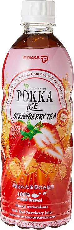 POKKA STRAWBERRY TEA 500ML_0