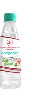 THREE LEG COOLING WATER PEACH LESS SUGAR 320ML