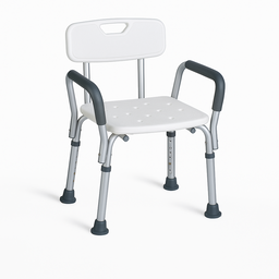 Chaise de douche avec accoudoirs
