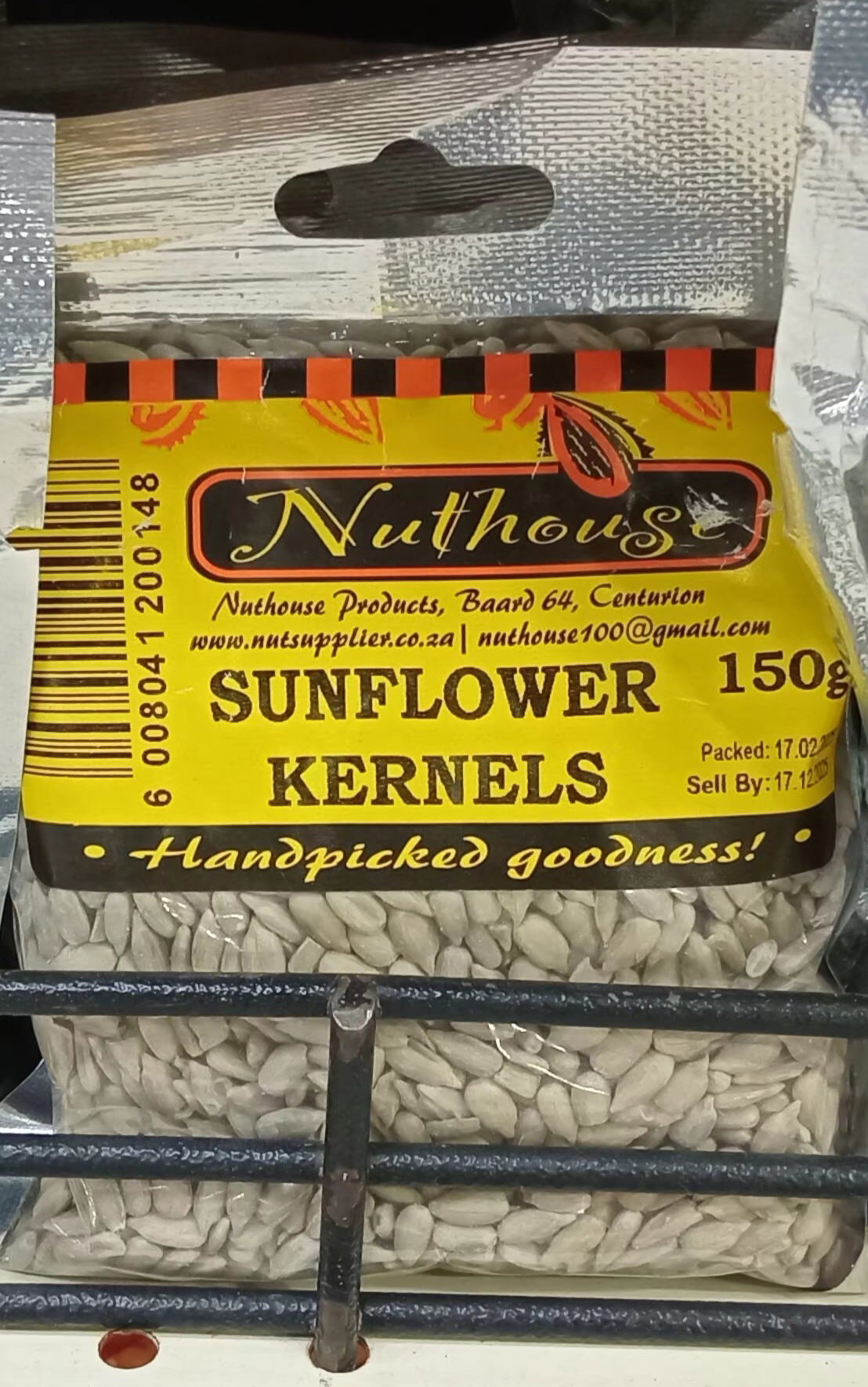 Nuthouse Sunflower Kemels 150gr_0
