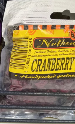 Nuthouse Cranberry 150gr