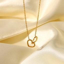 Collier double cœur- Le bijou parfait pour dire je tiens à toi