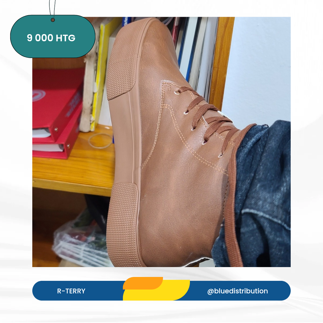 Bottes marron cuir _0