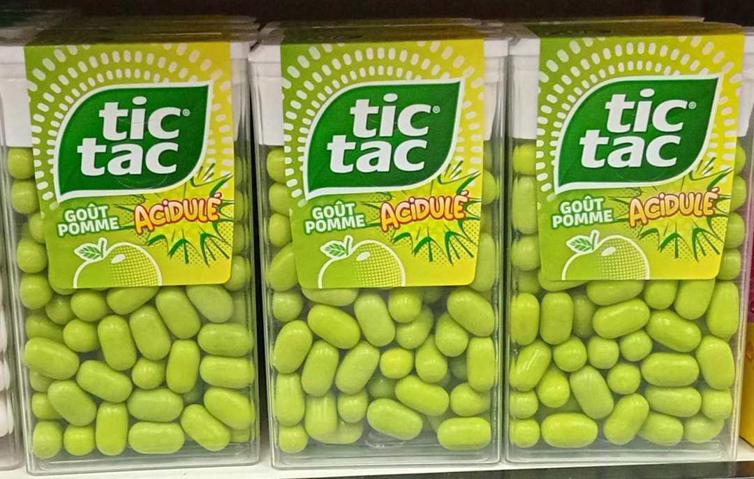 Tic Tac Bonb. Cerise Acidule 54gr
