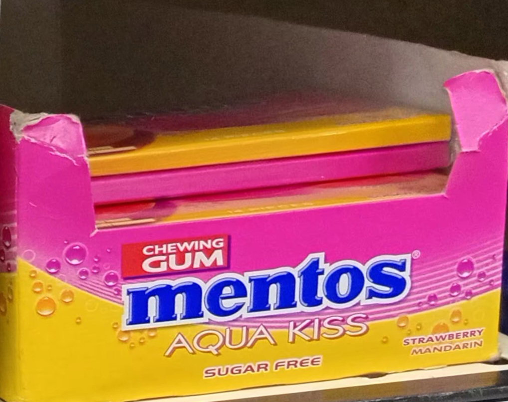 Mentos Aqua Kiss Strawb./Mandarin 26gr