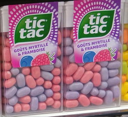 Tic Tac Bonb. Myrtille/Framboise 54gr