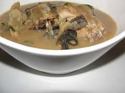 White Soup with Fish, Goat Meat, Beef