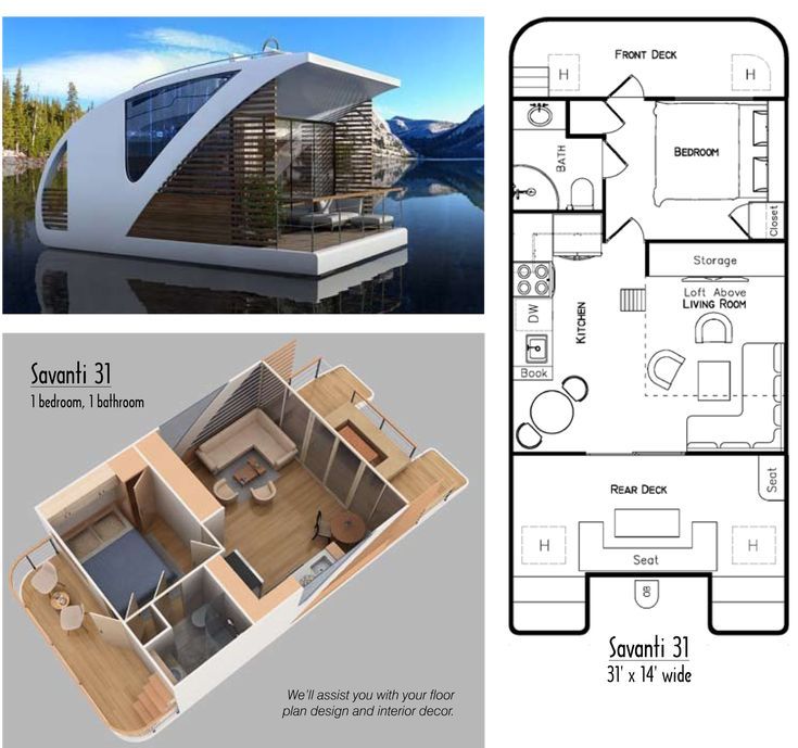 🌊 Floating House FH30 – 30㎡ | Modern Living on Water_1