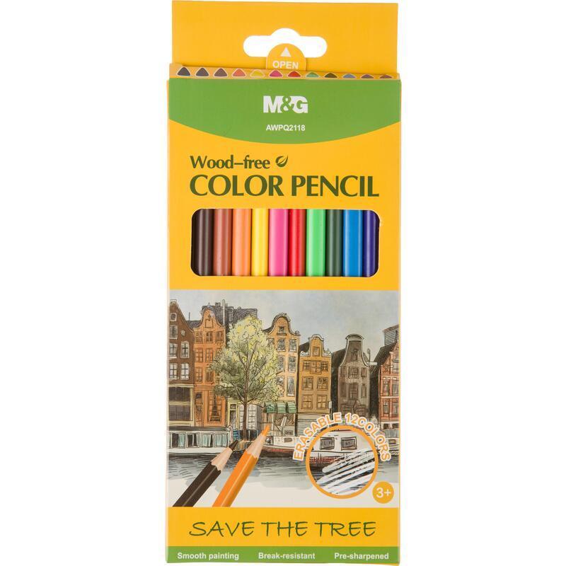 Color pencil wood-free