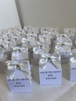נר בועות גדול עם כרטיסייה 