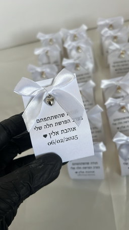נר בועות קטן עם כרטיסייה  -הכי נמכר 
