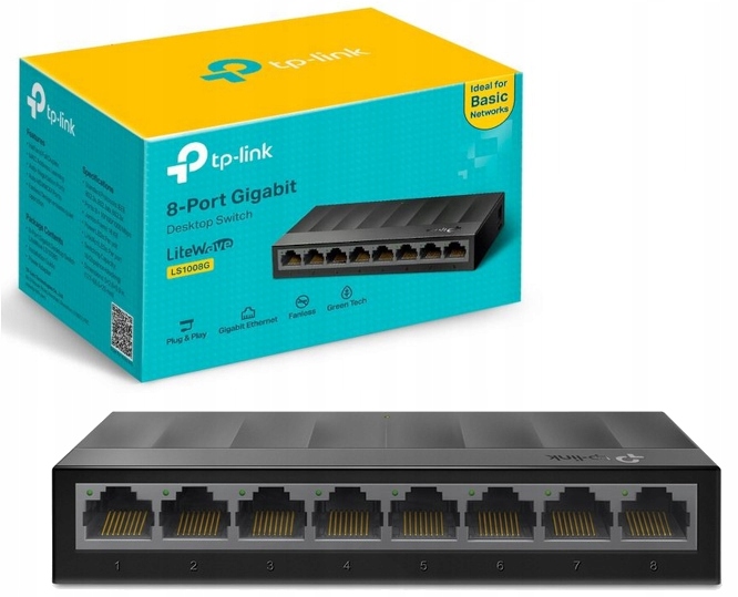 TP-LINK 8-PORT GIGABIT DESKTOP SWITCH