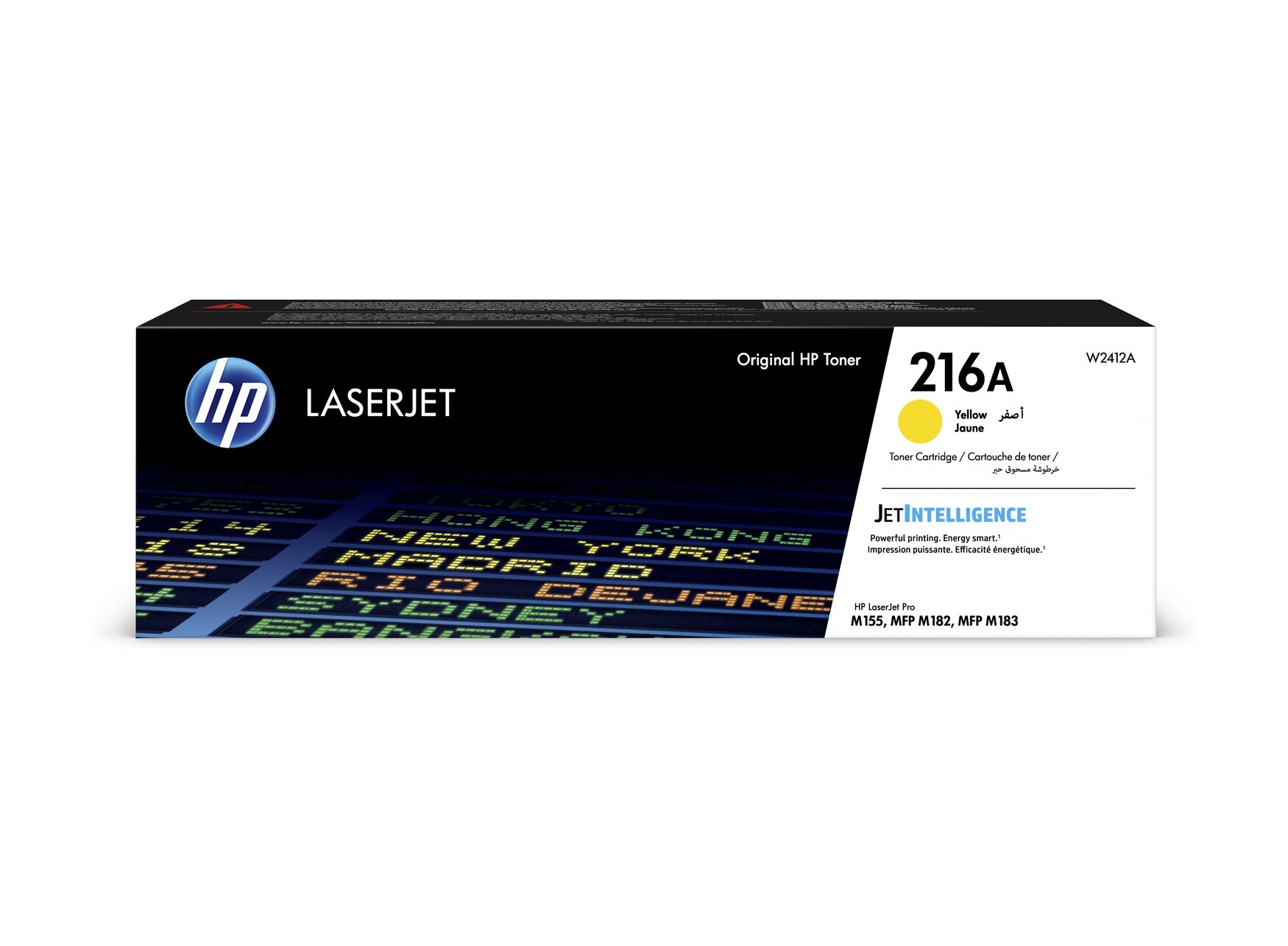 Toner HP LaserJet d'origine 216A Jaune (W2412A)_0