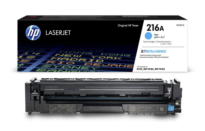 Toner HP LaserJet d'origine 216A Cyan (W2411A) _0