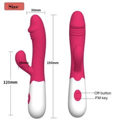 Rabbit Vibrator Dildo Powerful Dual Vibration G Spot Clitoris Stimulation Masturbators Vaginal Massager Adult For Women
