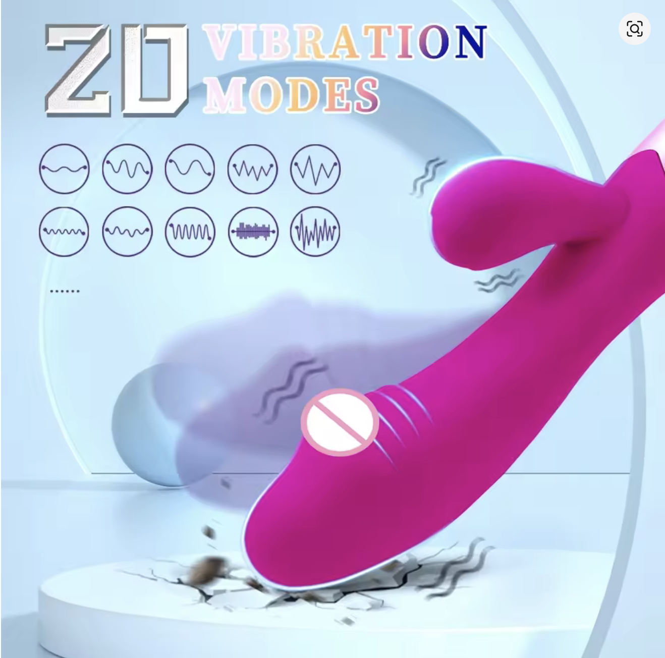Rabbit Vibrator Dildo Powerful Dual Vibration G Spot Clitoris Stimulation Masturbators Vaginal Massager Adult For Women_1