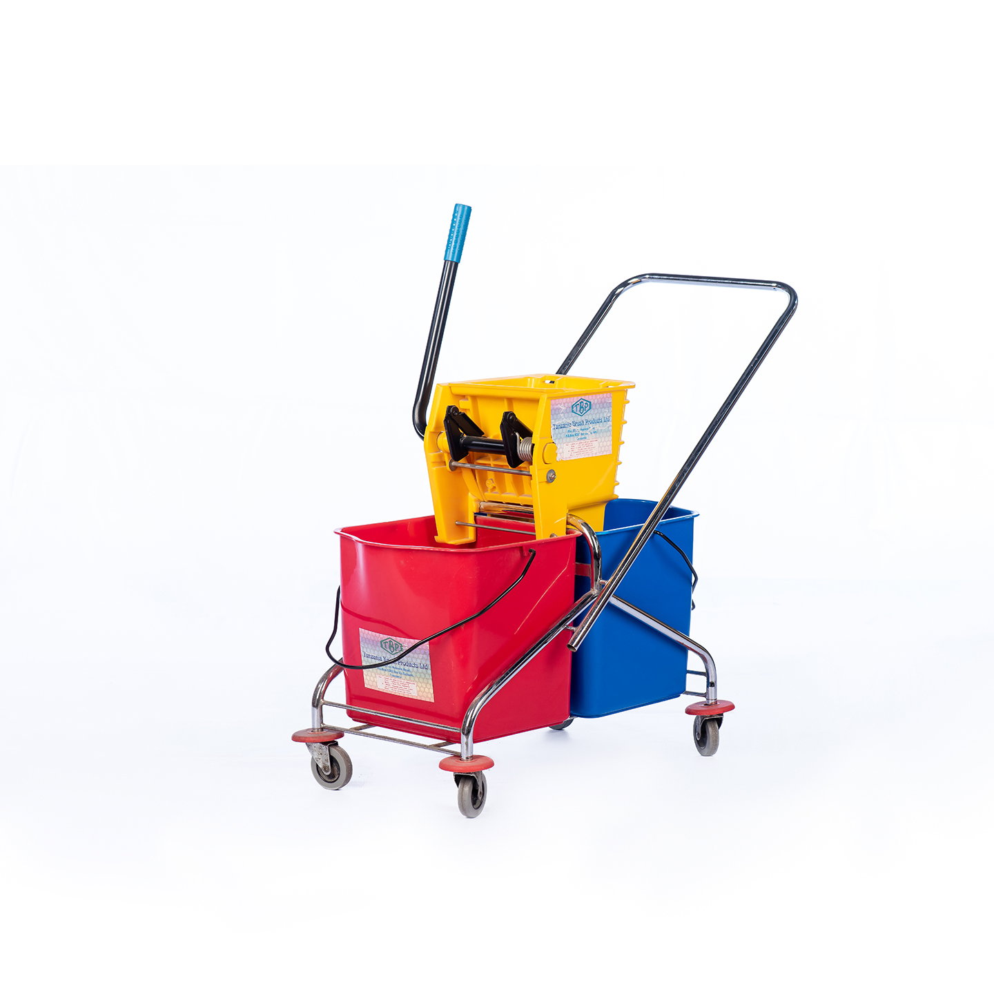 DOUBLE BUCKET MOP TROLLEY - 1366_0