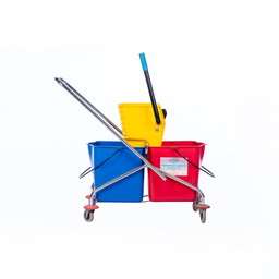 DOUBLE BUCKET MOP TROLLEY - 1366