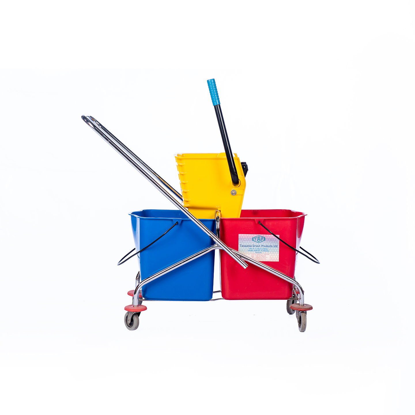 DOUBLE BUCKET MOP TROLLEY - 1366_1