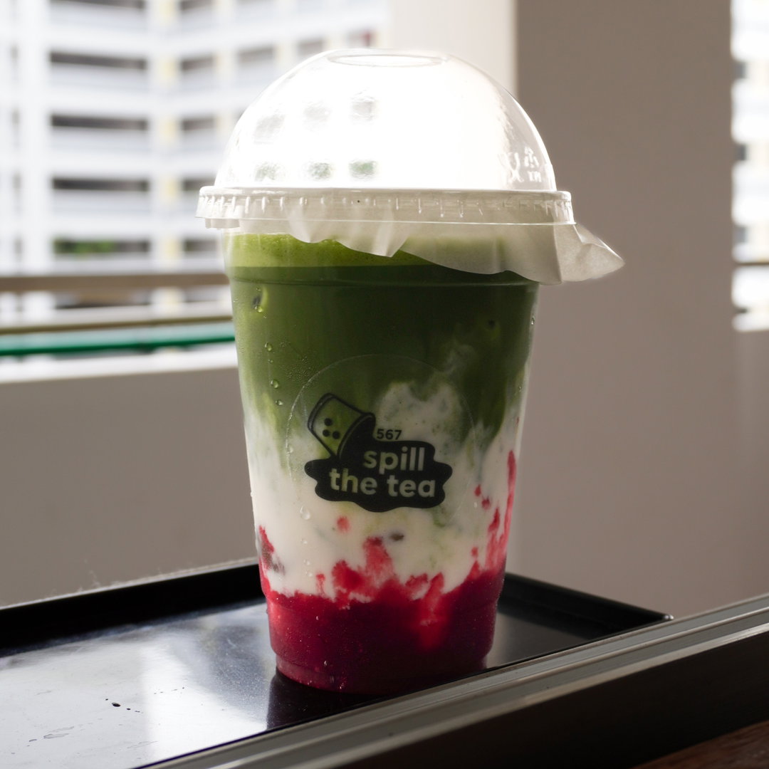 Strawberry Matcha Latte