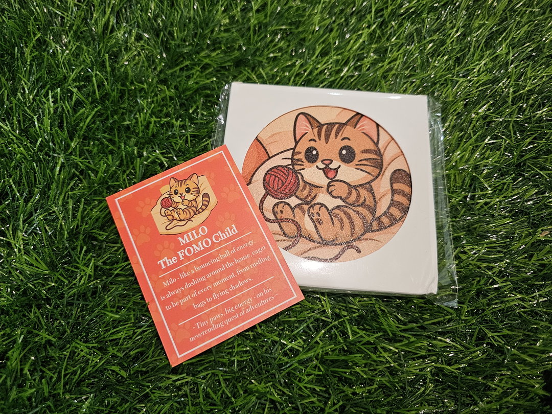 Anniversary Diatomite Coaster - Milo
