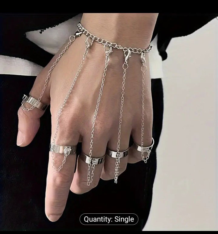 Wrist fingers bracelet _0