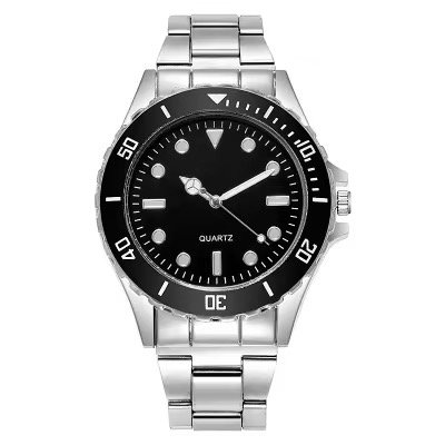 Fashion Men's Business Steel Band Watch Men's Quartz Watch_3
