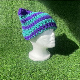 Striped Cat Ear Beanie