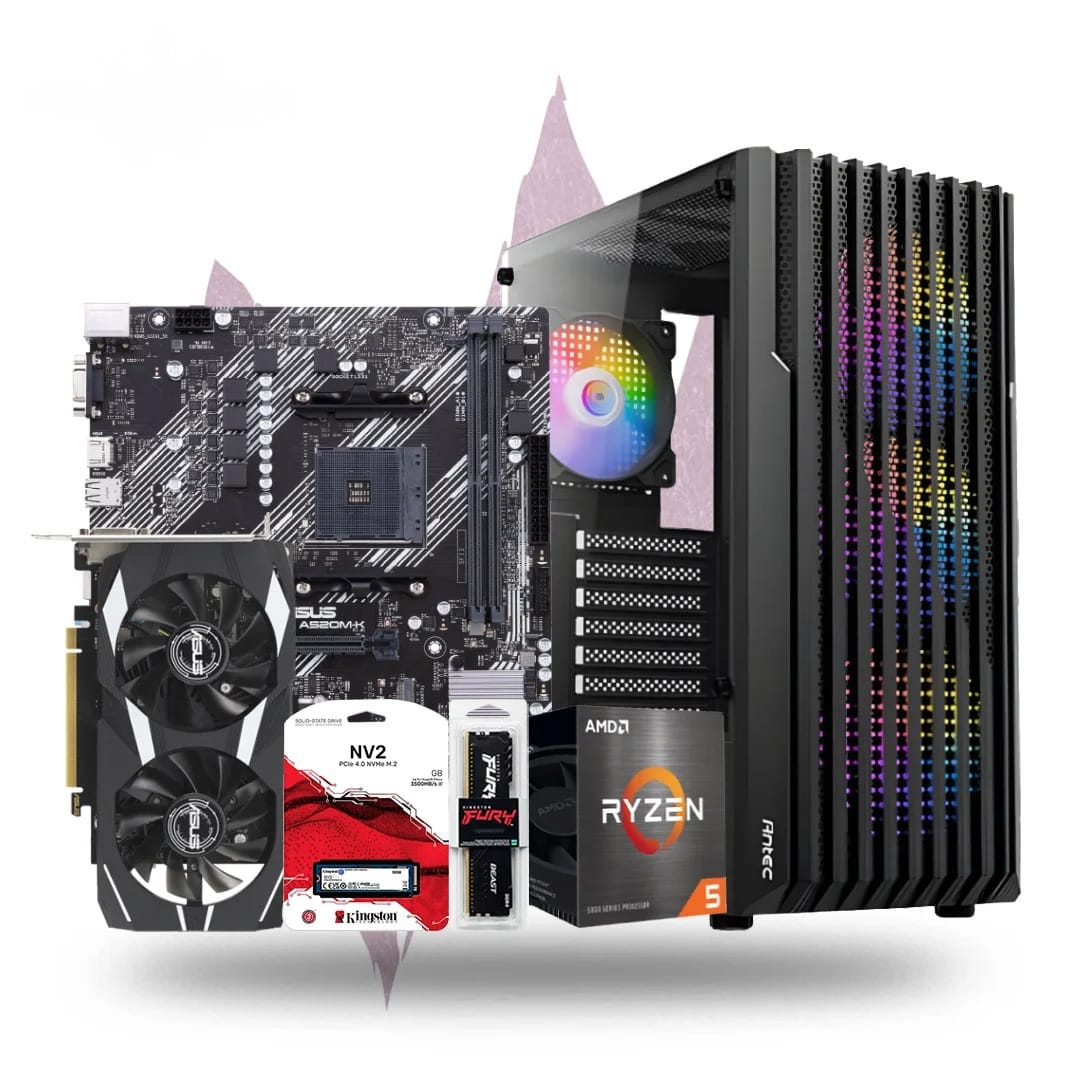 PC RYZEN 5 SERIE 5000 + RTX 3050 6GB OC_0