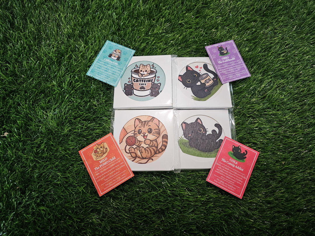 Anniversary Diatomite Coasters Set