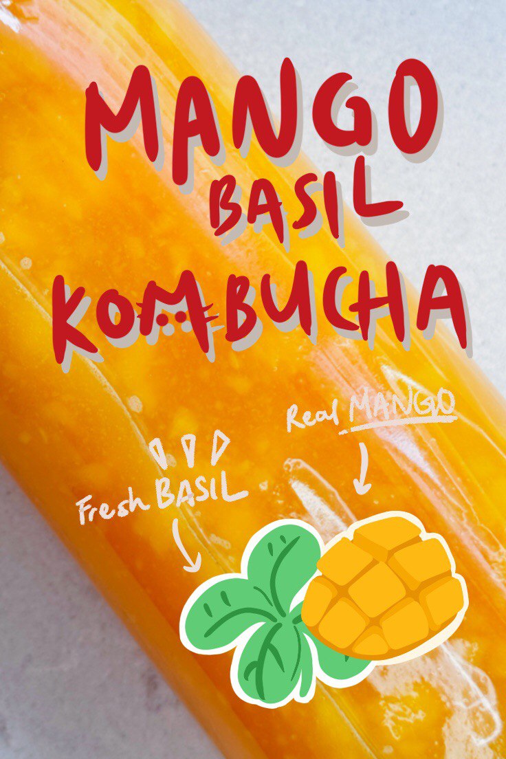 Mango Basil Kombucha (Iced Only)_0