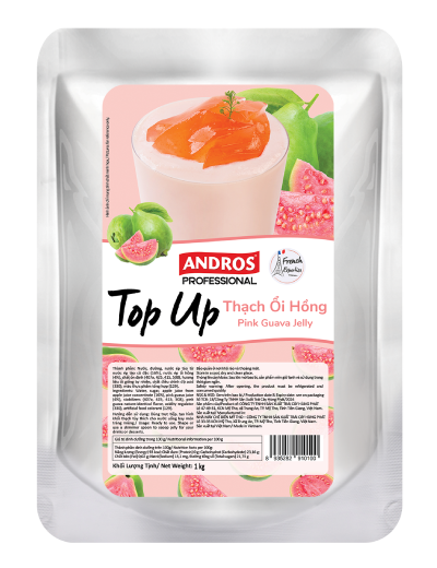 Andros Pink Guava Top Up Jelly 1kg_0
