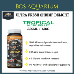 Ultra Fresh Shrimp Delight TROPICAL micro pellet (120ml /330ml) Sinking type