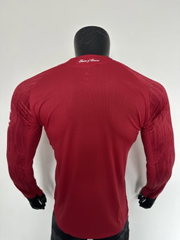 Manchester united jersey long sleeve 2025/26