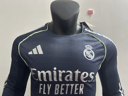 REAL MADRID AWAY JERSEY Long sleeve 2025/26