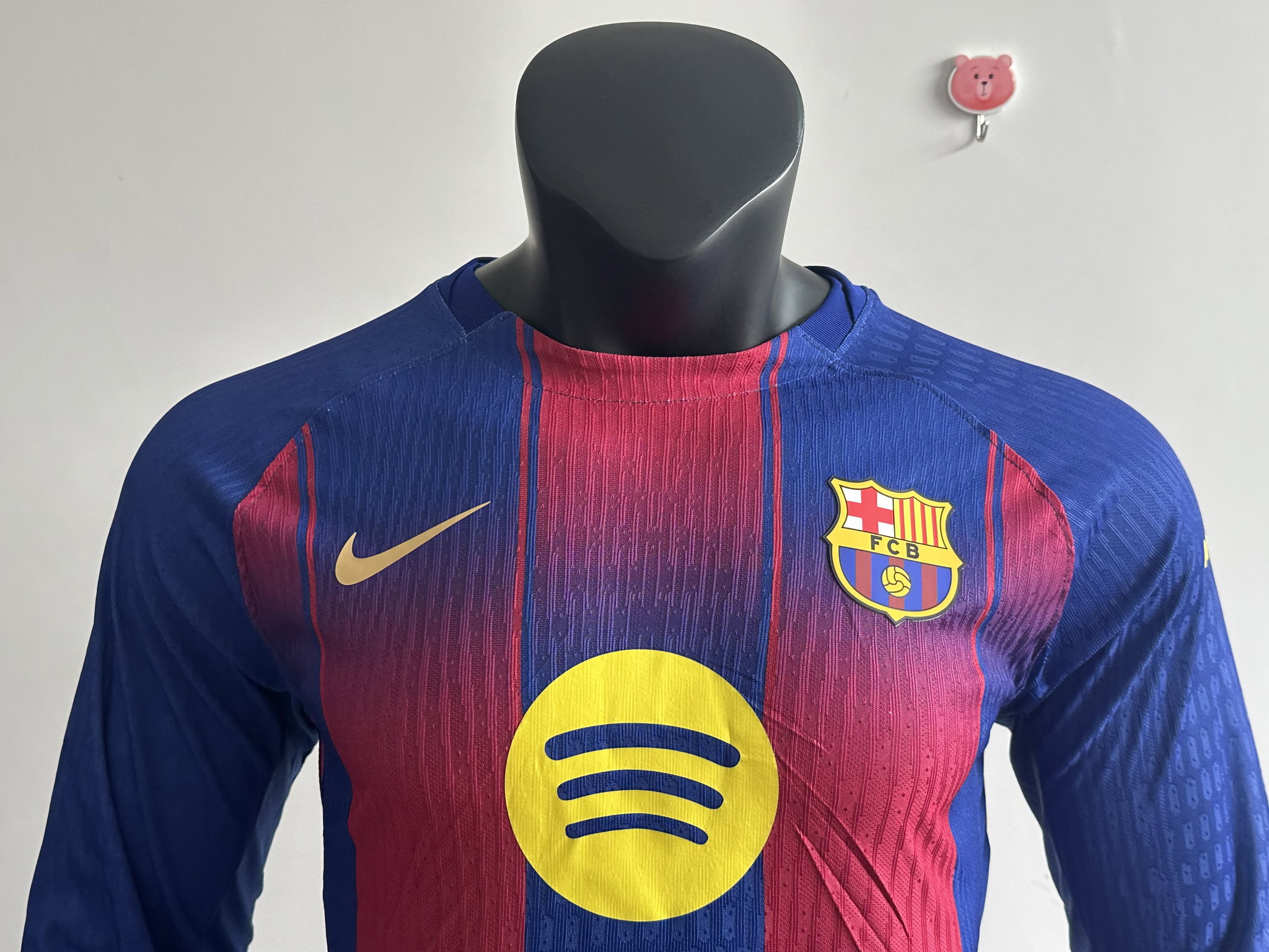 Barcelona home long sleeve jersey 2025/26_2