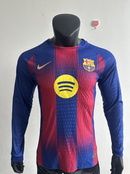Barcelona home long sleeve jersey 2025/26
