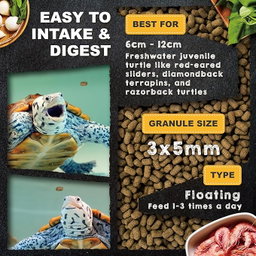 Ultra Fresh Shrimp Delight JUVENILE TURTLE DEO NUTRI STICK 330ML/120G