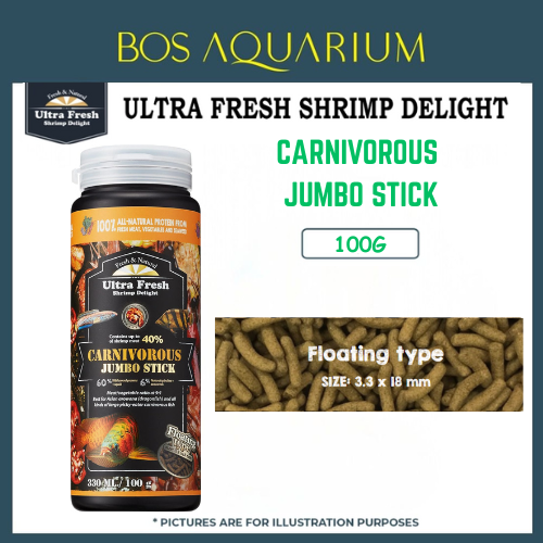 Ultra Fresh Shrimp Delight CARNIVOROUS JUMBO STICK 330ML/100G_0