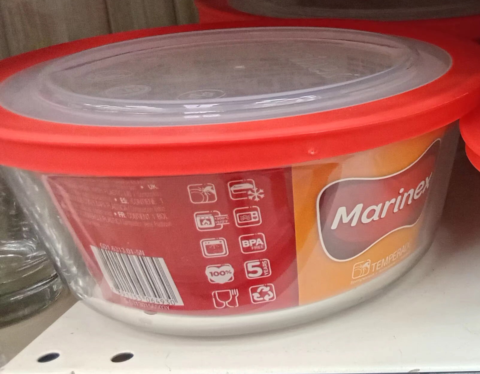 Marinex Prat. Bowl Round Med. Lid 1.2lt_0